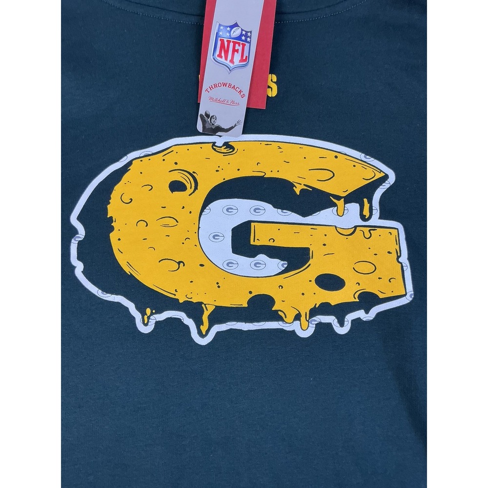 Mitchell & Ness Lil Wayne Packers Hoodie Green Bay NFL Throwback Mens XL - Picture 8 of 16